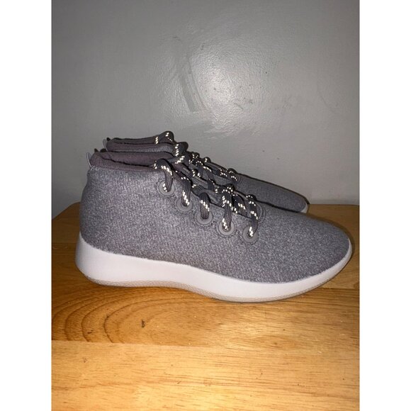 Allbirds Wool Runner-Up Mizzle Sneakers Medium Grey Light Grey Women's W8 Wide - Picture 11 of 14